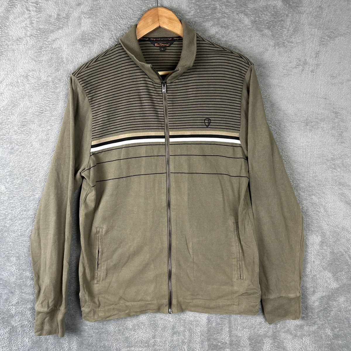Ben sherman zip best sale cardigan