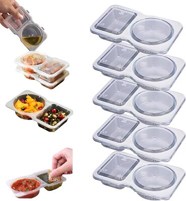 Reusable Snack Pack Containers,Nut Cheese Collapsible Snack Containers with Lids