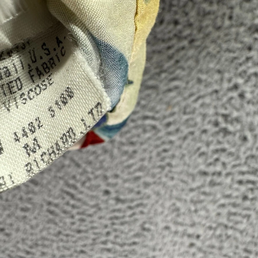 Camisa Hawaiana Tori Richard Mujer Mediana Multicolor Floral Viscosa Manga Corta Foto 3 de 4