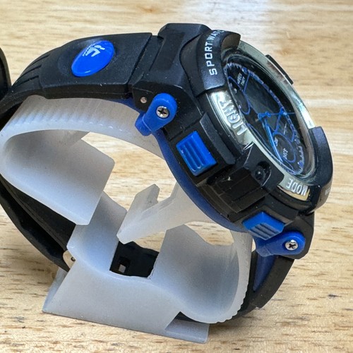 Orologio Skmei Unisex 50m Argento Nero Analogico Digitale Allarme Cronografo Nuova Batteria - Foto 3 di 6
