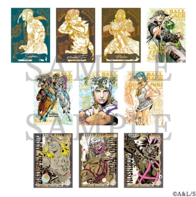 JOJO CARAVAN Exhibition Foil stamped clear card collection All