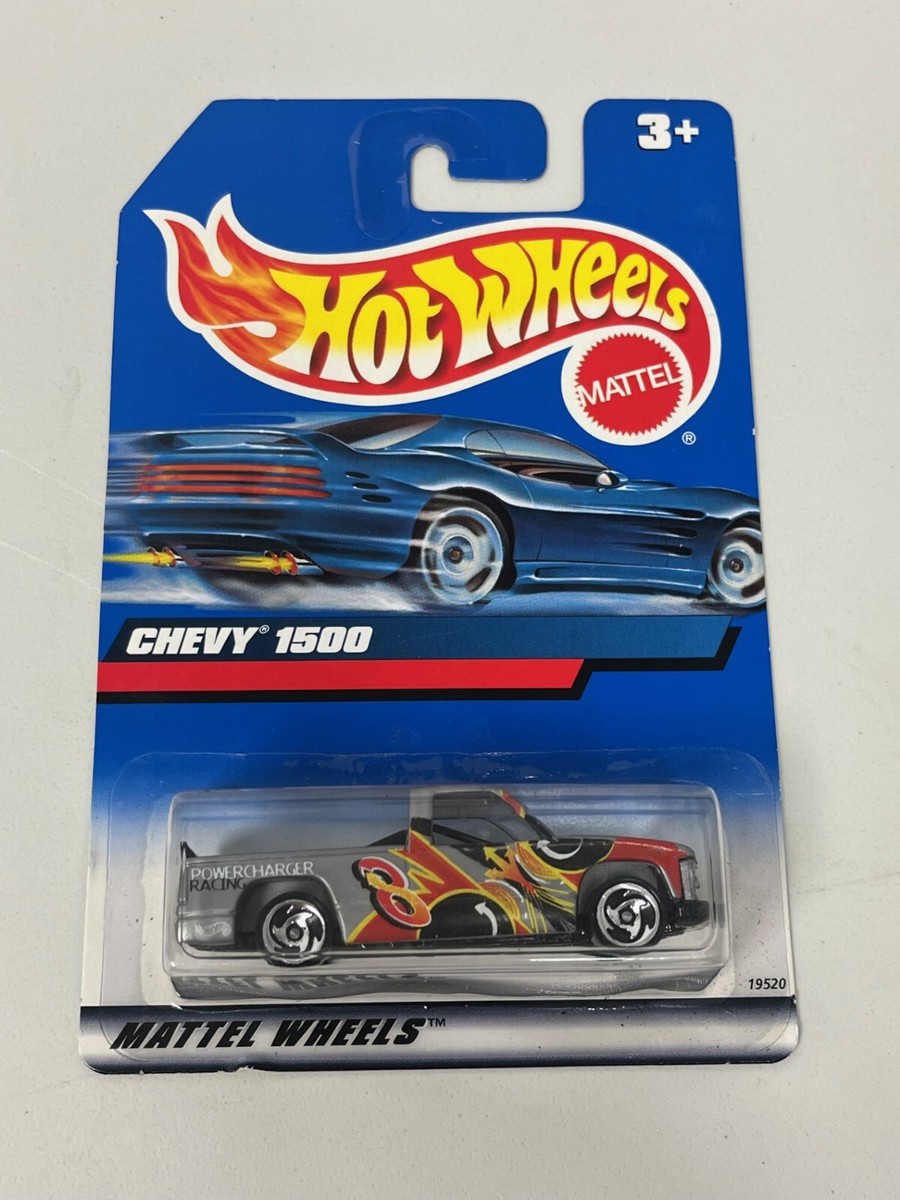 Hot Wheels 1998~CHEVY 1500 Collector #877 Gray Chrome Saw Blade