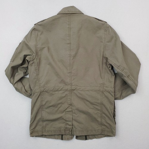 Diesel Jacket Womens Medium Green Military Utility Field Coat Chore Epaulettes - Picture 16 of 21