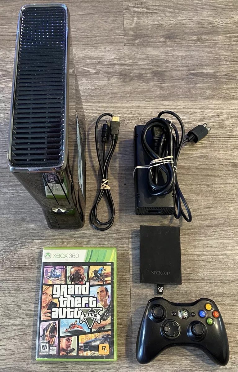 Xbox 360 E 250GB Console with Brand New GTAV Game from 2P Gaming