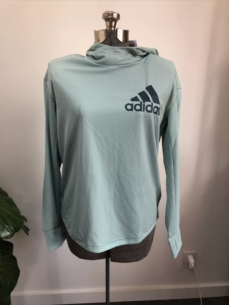 Adidas Women s Prime Green Training Hoodie Medium Nwt Aeroready eBay