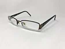 KENNETH COLE KC0164 Eyeglasses Frame Half Rimless 50-18-130 Brown/Grey GE27