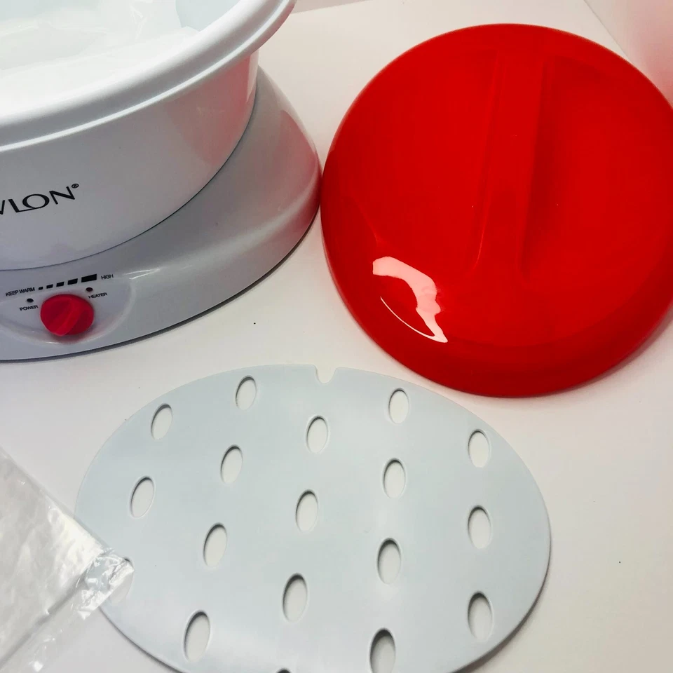 Baño eléctrico de cera de parafina de lujo Revlon, portátil para manos, pies, codos, usado Foto 3 de 4
