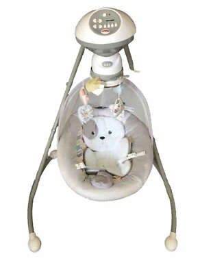 Sweet Snugapuppy Dreams Cradle N Drg43 Hot Fisher Price Swing
