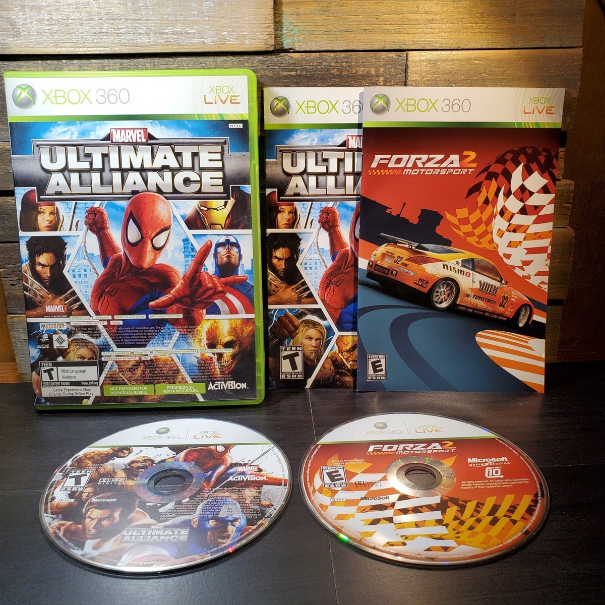 Marvel Ultimate Alliance/Forza Motorsport Microsoft XBOX 360