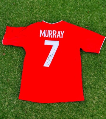 Scott Murray signiertes Bristol City Shirt Retro Legend 