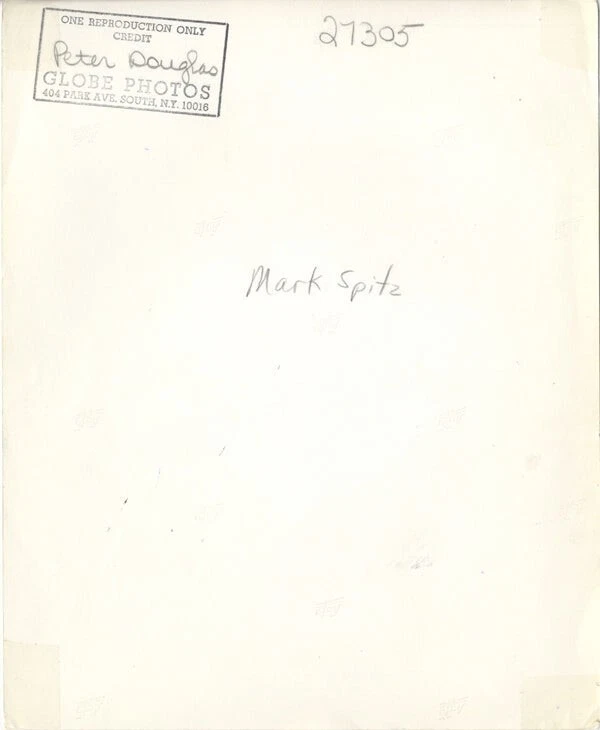 Mark Spitz US Olympic Gold Medal Swimming Champion on sailboat Original Photo - Image 2 of 2