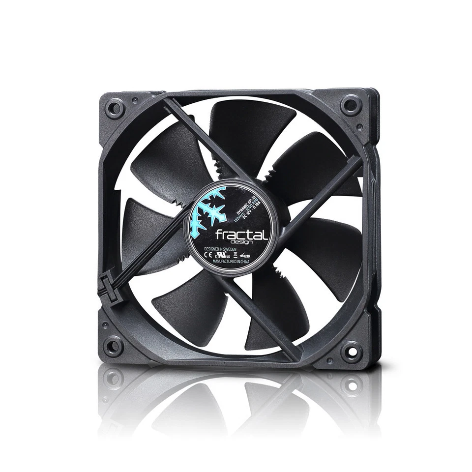120mm Fan Fractal Design Dynamic GP-12 FD-FAN-DYN-GP12-BK - Image 2 of 2