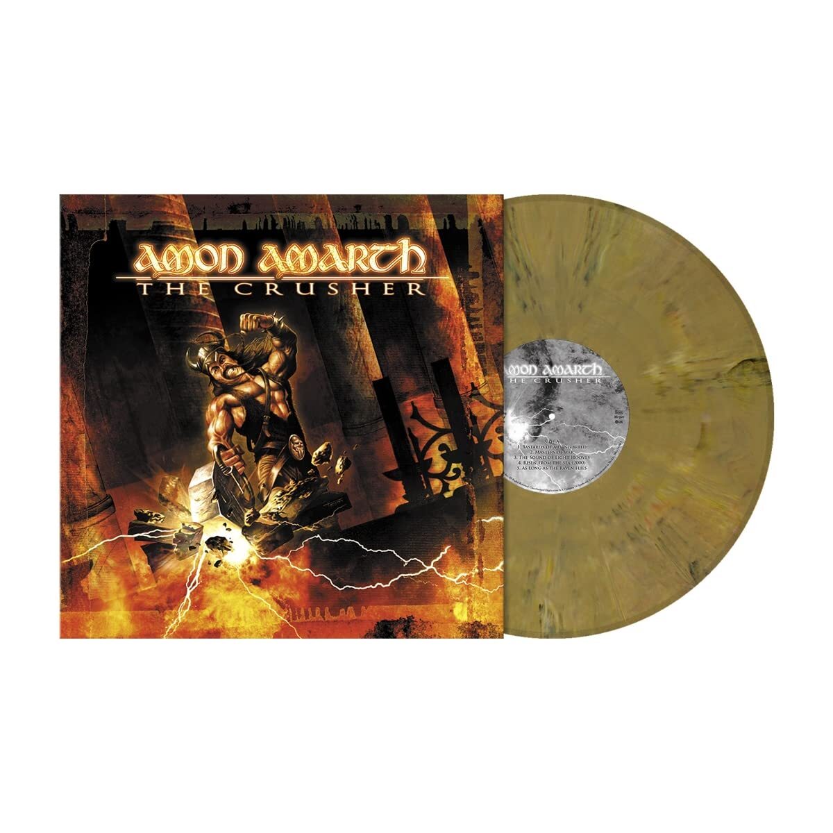 Amon Amarth The Crusher (Brown Beige Marbled) (Vinyl LP)