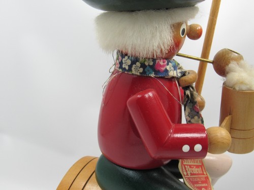 SIGNED Steinbach Musical Smoker Nutcracker Oktoberfester Beer Barrel Rider S806 - Picture 21 of 24