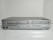 Funai SV2000 WV806 4 VHS VCR DVD Combo Player - NO Remote - Tested 