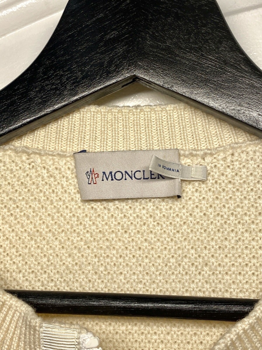 MONCLER MAGLIONE TRICOT ALLA COREANA knit x nylon switching down