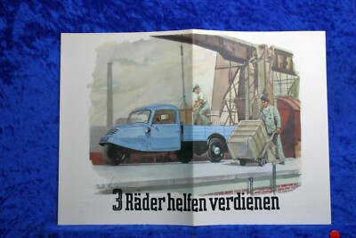 Goliath Dreirad Prospekt (E#058) Nachdruck Archiv Verlag