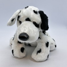 Ganz Webkinz Dalmation Puppy Dog Plush Black White Stuffed Animal HM123 No Code
