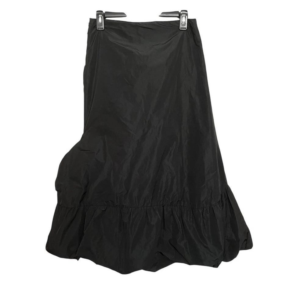 Falda Peserico Signo Globo Burbuja Talla 44 (8) Negra Maxi Fiesta Caprichosa Fiesta Foto 2 de 4