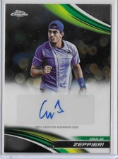 2025 Topps Chrome Tennis Giulio Zeppieri Base Auto Autograph