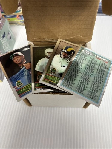 1996 Topps Chrome Football Complete Set (1-165) Rare!