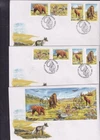 Ireland 1999 Extinct Irish bear wolf mammoth deer choice of stamps & MS FDC