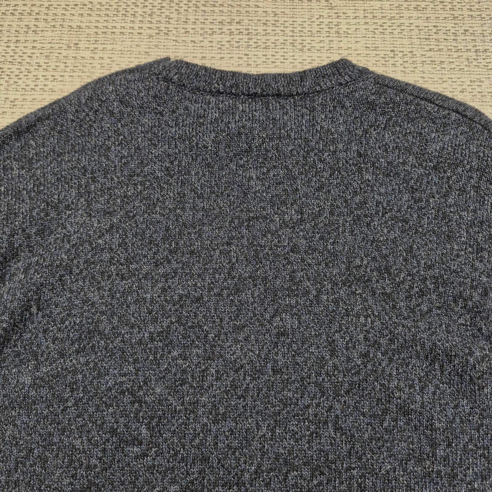 Pendleton Sweater Mens Large Blue Solid Washable … - image 7