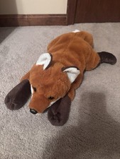 2021 FAO Schwarz Adopt a Pets Plush Lying RED Fox Super Soft Mint Condition