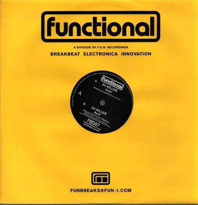 DJ Killer Acid COMPANY SLEEVE Vinyl Single 12inch NEAR MINT Functional Break
