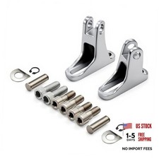 Rear Passenger Footboard Mount Kit Compatible With Harley Chrome Mount Kit