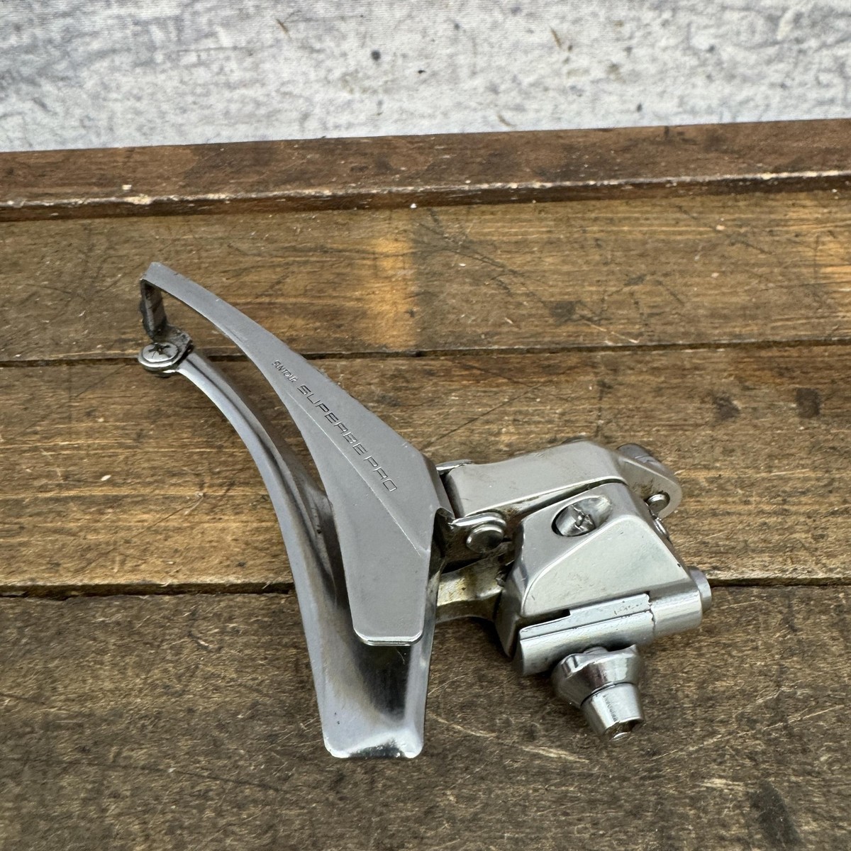 Vintage Suntour Superbe Pro Front Derailleur Braze-On Double Road