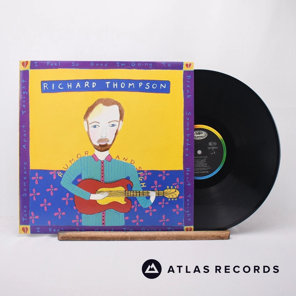 Richard Thompson Rumor And Sigh A1 B1 LP Album Vinyl Record - NM/EX - Image 2 of 4