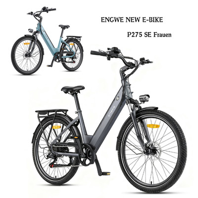 ENGWE P275 SE Electric Bike 250W 36V Elektrofahrrad 7 Speed With APP 100KM PAS
