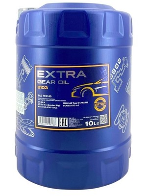 Mannol Extra Gear Oil Getriebeöl 75W-90 GL-4/GL-5 LS 10 Liter (MN8103-10)