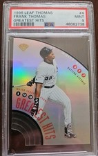 1996 Leaf Greatest Hits #4 Frank Thomas - PSA 9  / 5000 🔥🔥