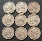 9 Silver 90% ~1953~ Lot.