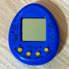 Retro-Style 168-in-1 Virtual Pet Digital Game Blue Yellow Tested Working