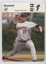 2005 Leaf Sportscasters White Running Cap 18/25 Roger Clemens #42 04br