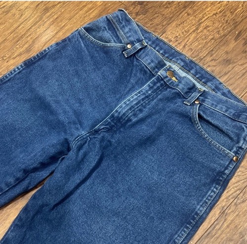 Wrangler Men Jeans 36x36 Med Wash Denim Original Fit Cowboy Cut 13MWZPW - Picture 8 of 8