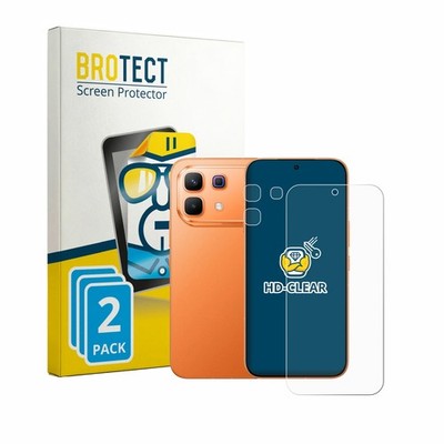 2x Display Schutz Folie für Infinix Note 60 Pro (Display+Kamera) Zubehör