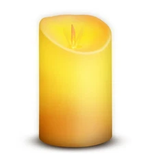 Flameless LED Candle - Lifelike Swinging Flame Realistic Flickering LED Candles