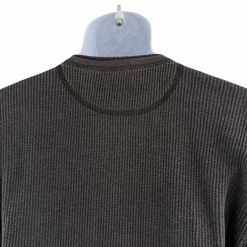 Camisa térmica vintage Henley para hombre XL gris carbón Dexter Morgan Kill Y2K grunge Foto 4 de 4