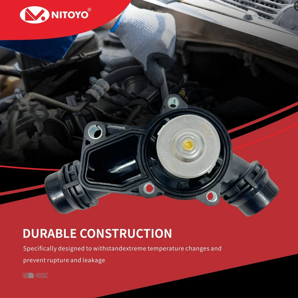 NEW Thermostat Housing Assembly 11537509227 For BMW E46 323i 325i 328i 330i 525i Foto 3 de 4