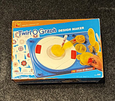 Ohio Art Twirl-O-Graph Design Maker Set MPN 510 Vintage 1991 Ages 5