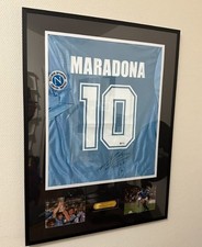 Maradona Napoli signed & framed jersey / BAS (Beckett authentication service) COA