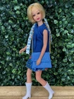 Vintage 60/70s FRANCIE Doll Japan Mattel & Adorable Outfit w/ Boots & Purse