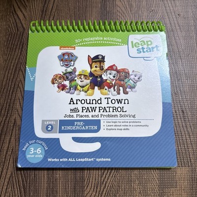 NEW LeapFrog Leap Start Pre-Kindergarten Book   AROUND THE TOWN WITH PAW PATROL