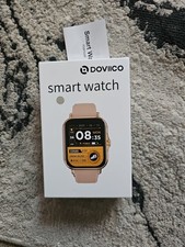 Smart Watch Bluetooth Fitness Tracker Steps Distance Calories New White Band