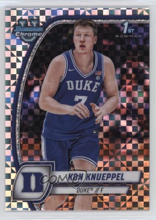 2024-25 Bowman U Chrome X-Fractor Kon Knueppel #48 16wc
