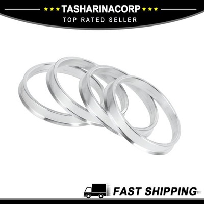 Hub Centric Rings 60.1mm ID to 66.1mm OD Aluminum Alloy 4 Pcs